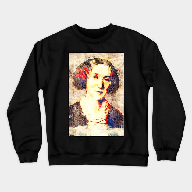 George Eliot Pop Art Crewneck Sweatshirt by Nerd_art